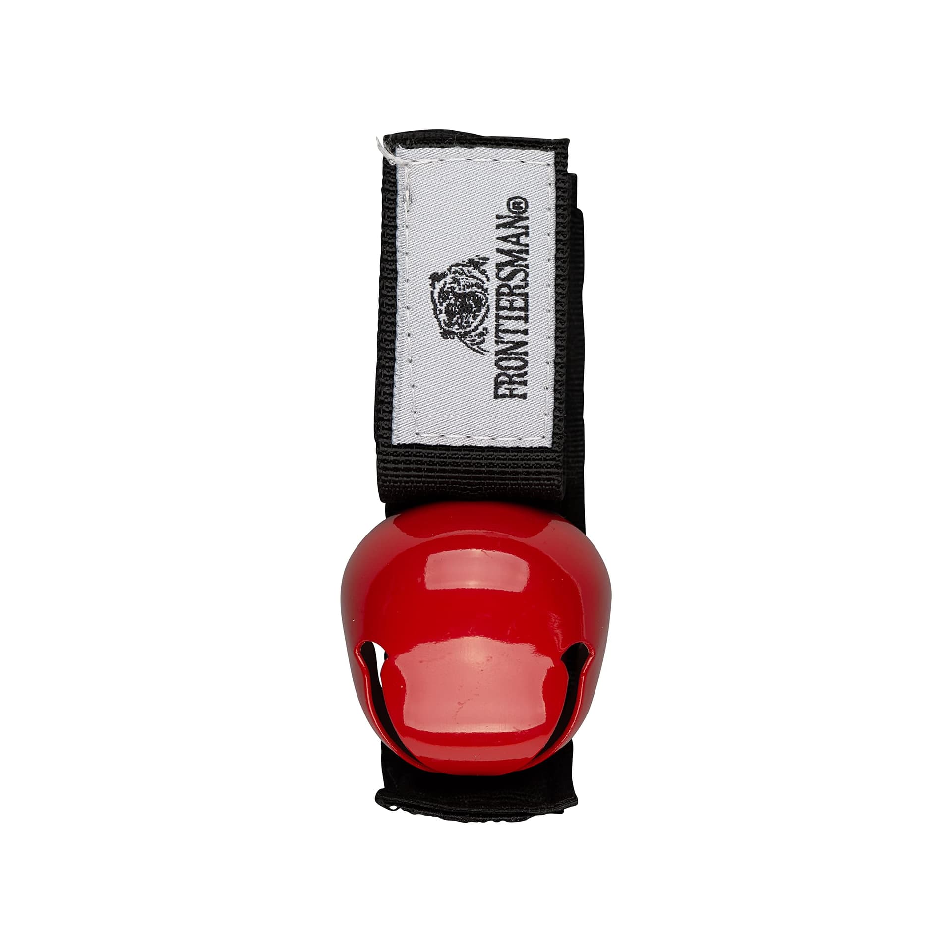 SABRE Frontiersman Bear Bell, Magnetic Silencer, Durable Hook and Loop Strap Attachment, Helps To Prevent Startling Bears While Hiking Red
